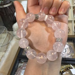 Natural gemstone crystal bracelet