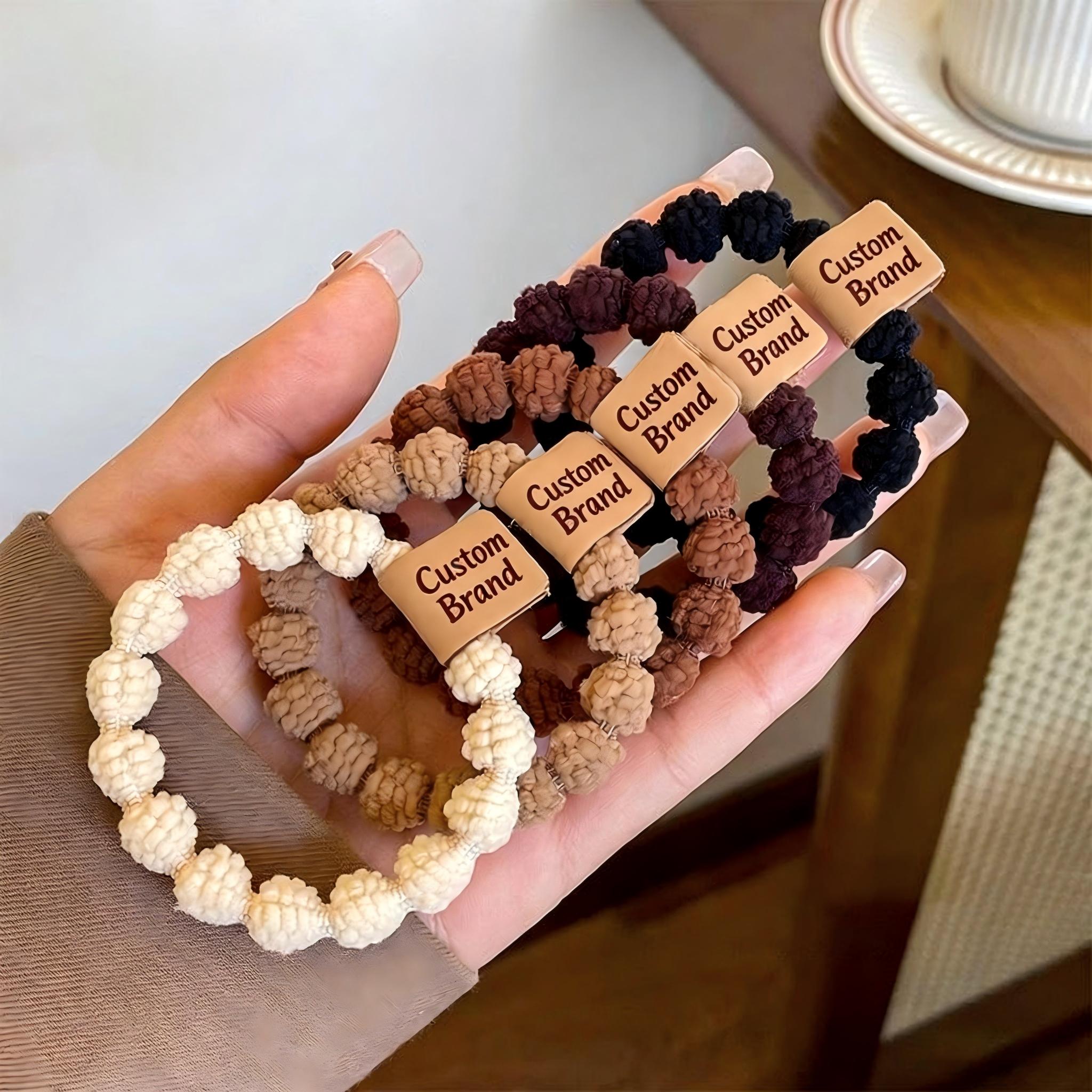 Custom Logo Elastic Hair Bands. Customizable on orders ≥5,000 pcs.