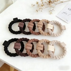 Custom Logo Elastic Hair Bands.   Customizable on orders ≥5,000 pcs.