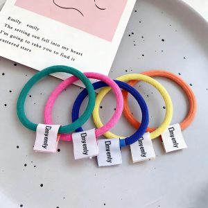 Custom Logo Elastic Hair Bands.   Customizable on orders ≥5,000 pcs.