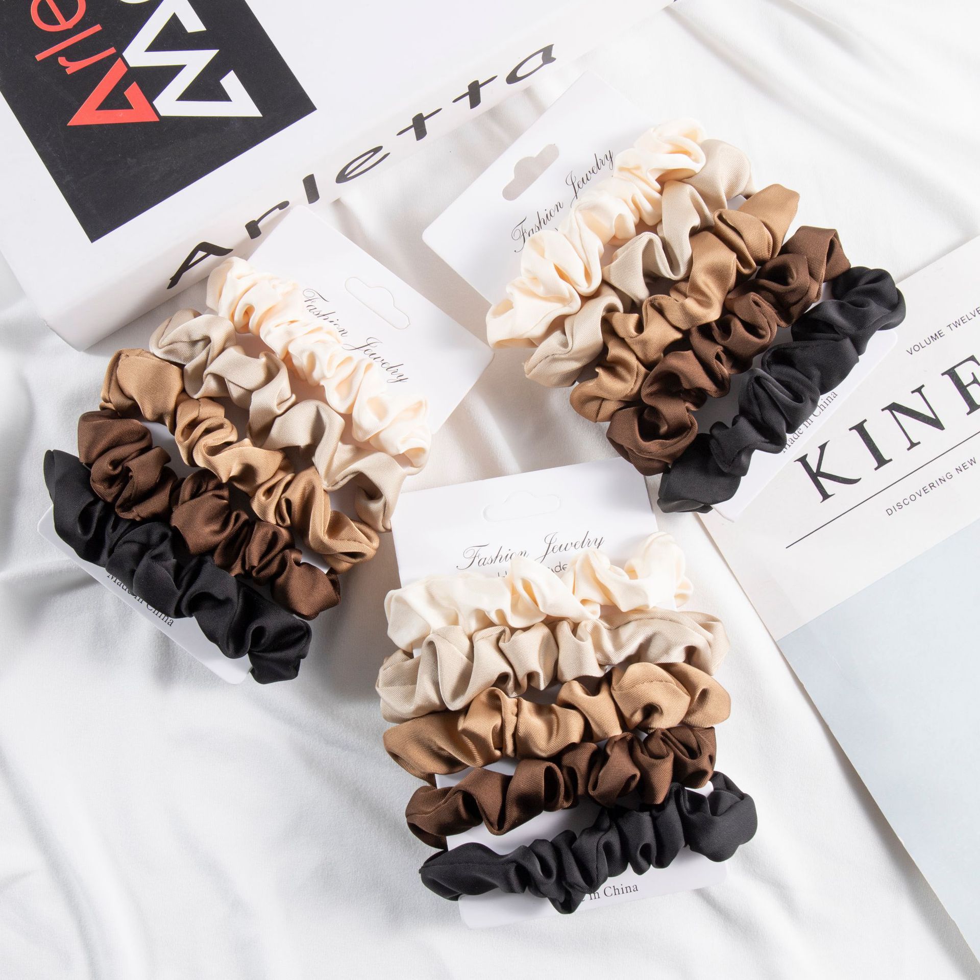 Custom Logo Elastic Hair Bands. Customizable on orders ≥5,000 pcs.