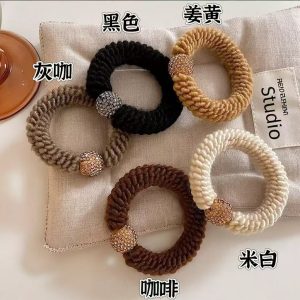 Custom Logo Elastic Hair Bands.   Customizable on orders ≥2000pcs.