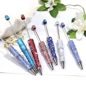 painted plastic bead pen