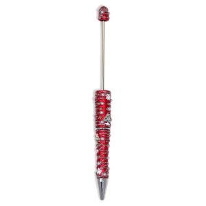 painted plastic bead pen