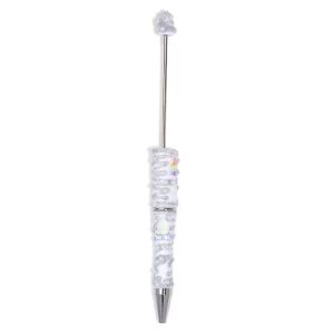 painted plastic bead pen