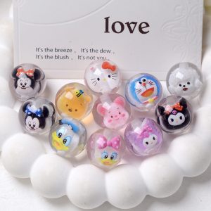 16mm Cute Cartoon Series Beads for DIY Pen & Pendant Accessories 16mm cute cartoon series beads for diy pen & pendant accessories