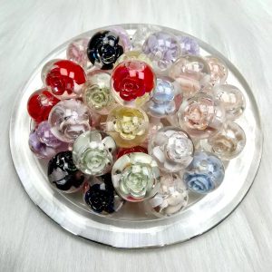 16mm rose resin beads for diy pen & pendant accessories