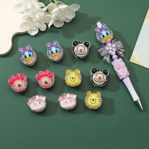cartoon beads for beaded pen for diy pen & pendant accessories