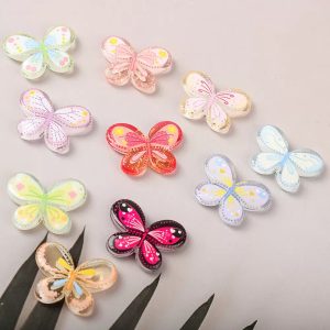 colorful transparent acrylic butterfly accessories for diy pen & pendant accessories
