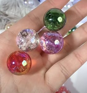 20mm bubble acrylic round beads ,diy beads for pen, phone chain & keychain