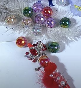 20mm bubble acrylic round beads ,diy beads for pen, phone chain & keychain