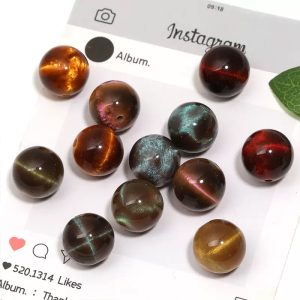 16mm glitter meteor gradient straight hole beads ,diy beads for pen, phone chain & keychain