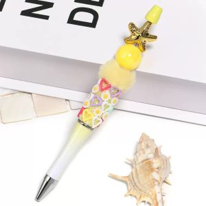 acrylic star beads with straight hole ,diy beads for pen, phone chain & keychain