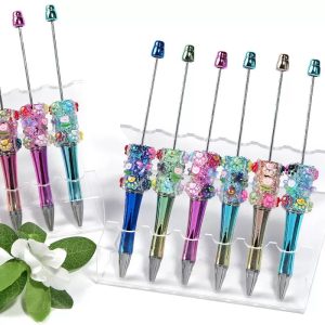 cat paw starry sky beaded pen, heavy craft diy ballpoint pen