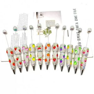 new diy fruit full diamond beaded pen wholesale