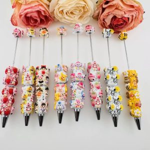 New Cartoon Series Handmade DIY Beaded Pens Wholesale new cartoon series handmade diy beaded pens wholesale