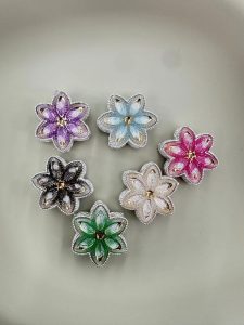 alloy hexagonal flower beads, diy accessories for phone charms, beaded pens & keychains