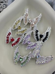 heart & big wing alloy accessories, diy phone/keychain/necklace/bag charm wholesale