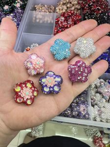 diy clay mud rhinestone beads (1)