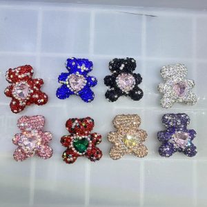 diy clay mud rhinestone beads (2)