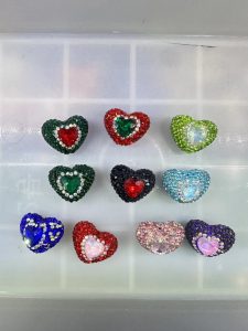 diy clay mud rhinestone beads (6)