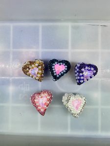 diy clay mud rhinestone beads (7)