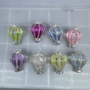 diy clay mud rhinestone beads (9)