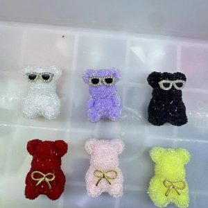 diy clay mud rhinestone beads (12)