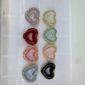 diy clay mud rhinestone beads (15)