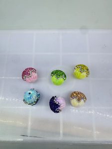 diy clay mud rhinestone beads (21)