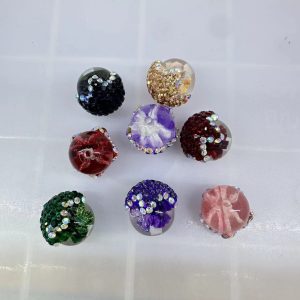 diy clay mud rhinestone beads (22)
