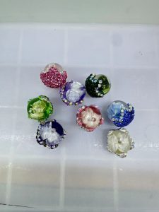 diy clay mud rhinestone beads (23)