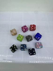 diy clay mud rhinestone beads (29)