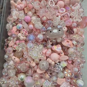 mixed color & style acrylic diy beads (2)