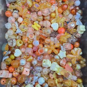 mixed color & style acrylic diy beads (6)