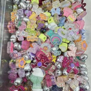 mixed color & style acrylic diy beads (8)