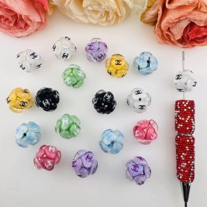 20mm polymer clay pre‑drilled beads
