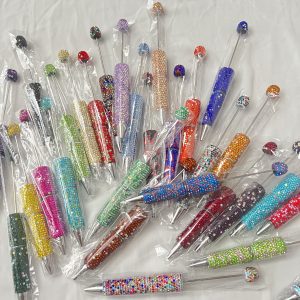 discounted rhinestone beaded diy gift pen（1）