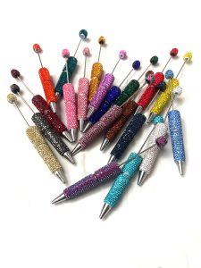 discounted rhinestone beaded diy gift pen（2）