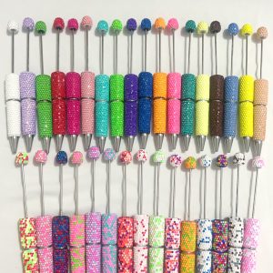 discounted rhinestone beaded diy gift pen（3）