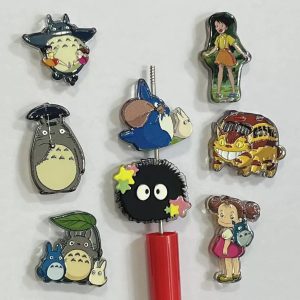 cartoon relief double sided mixed style bead accessories
