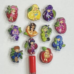 cartoon relief double sided mixed style bead accessories