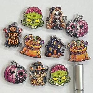cartoon relief double sided mixed style bead accessories