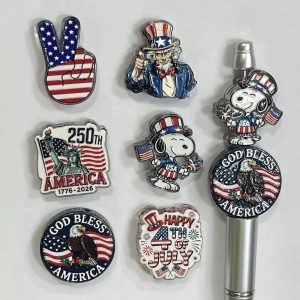 cartoon relief double sided mixed style bead accessories