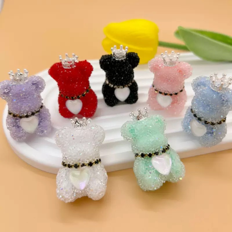 DIY clay mud rhinestone beads (6)