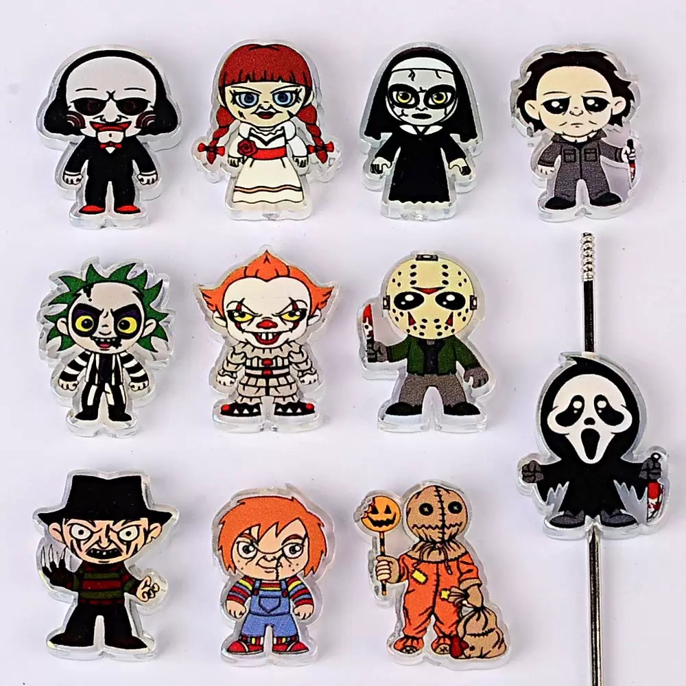 Halloween Horror Movie Character Acrylic Charms
