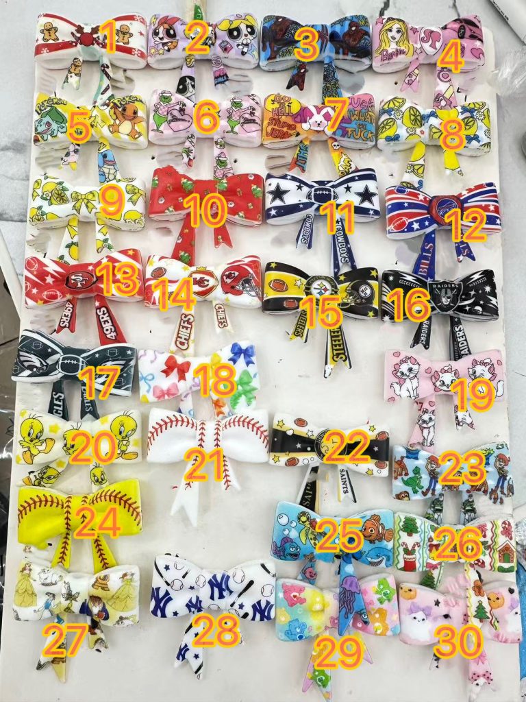 (10)Silicone bow $3 FOR 4 PCS
