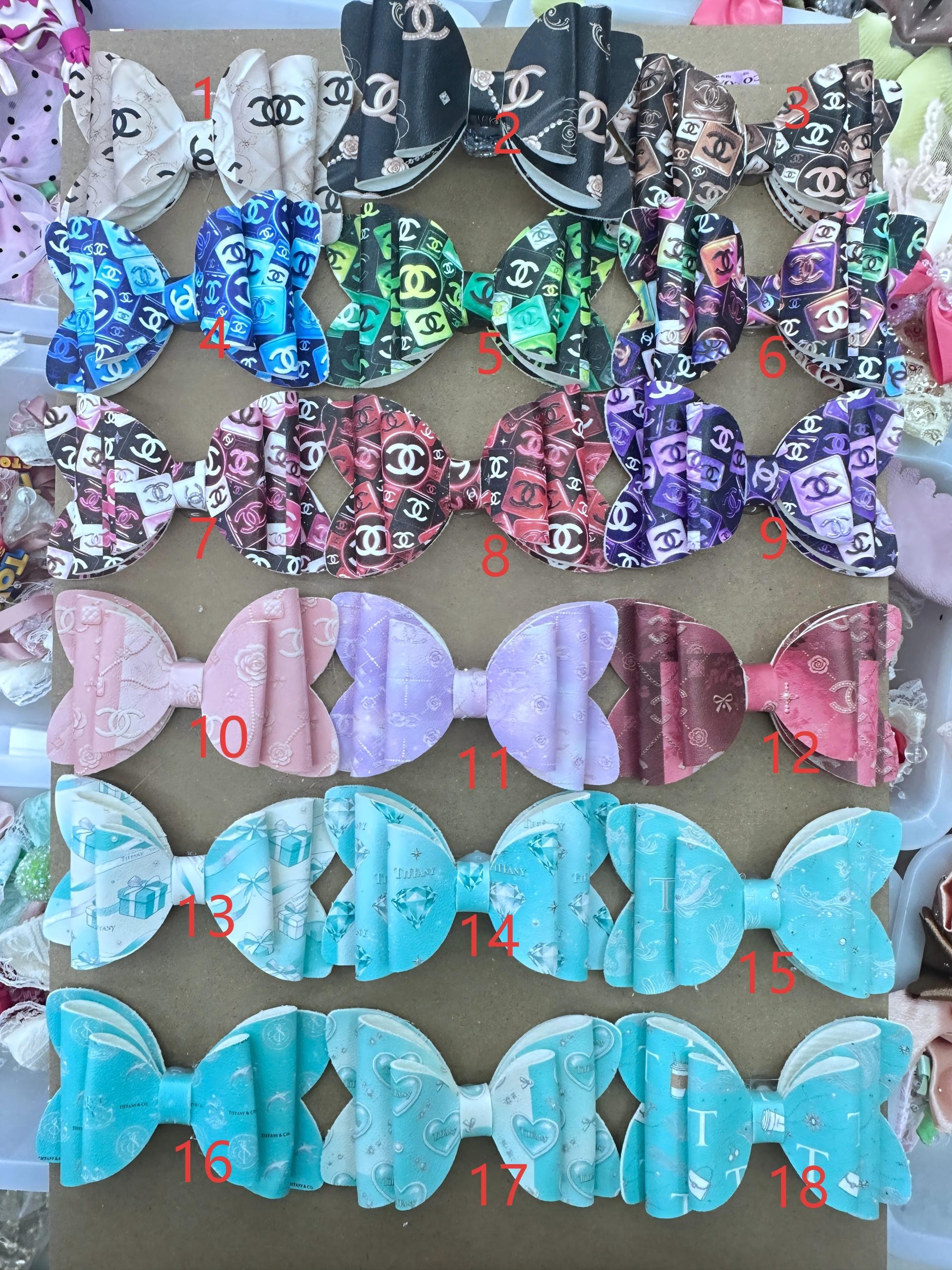 (A-149) 5PCS Bow DIY Accessories