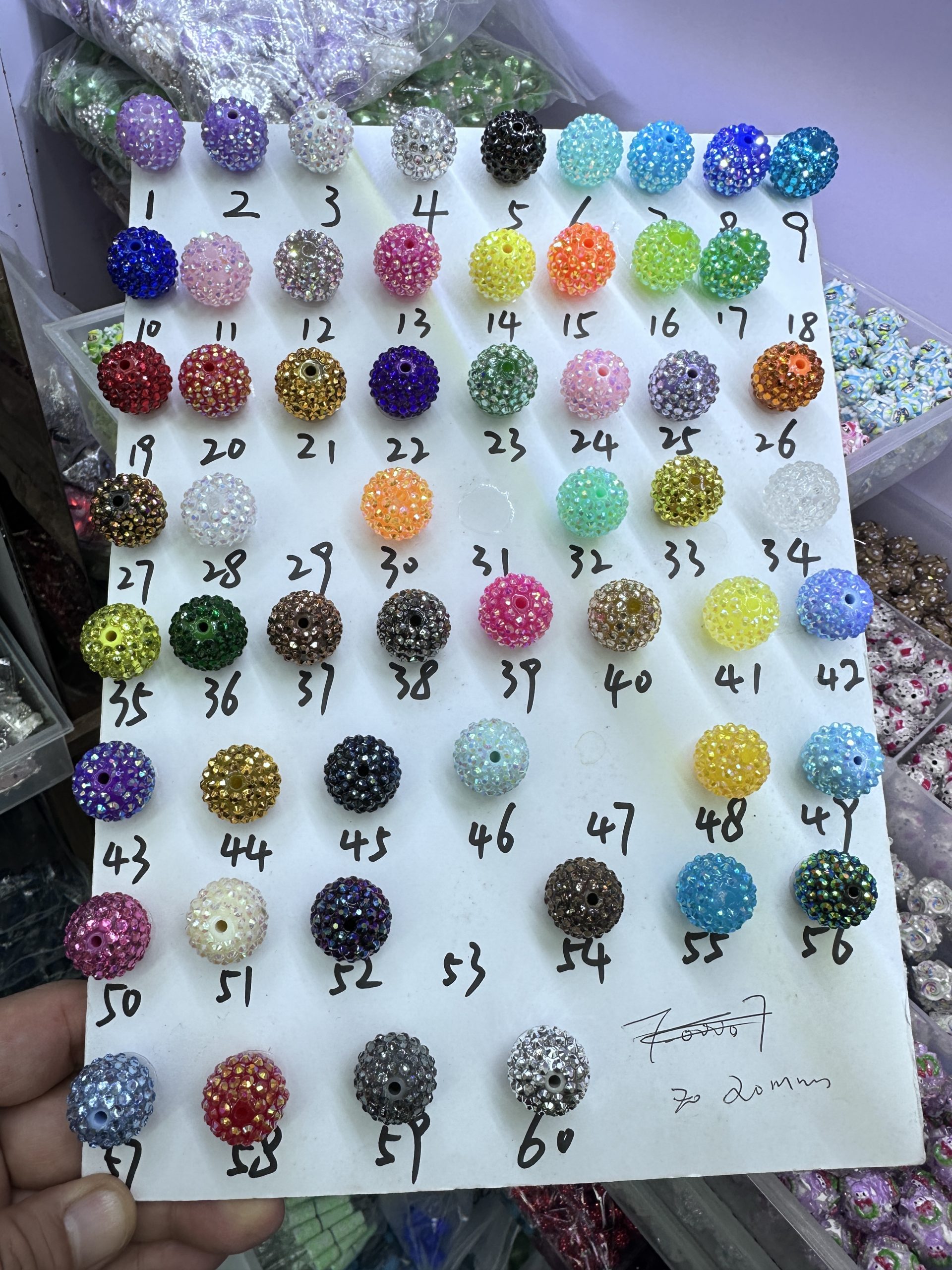 A-153 20mm 50pcs DIY Jewelry Beads